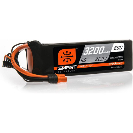 Spektrum Smart LiPo 22.2V 3200mAh 50C IC3