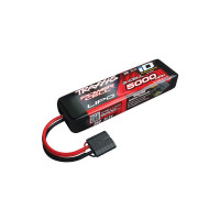 LiPol akkumulátor Traxxas 3 cellás 11.1 V 5000 mAh az új Traxxas iD csatlakozóval rendelkező autók. Méretek 25 x 45 x 155 mm, tömeg 350g.
