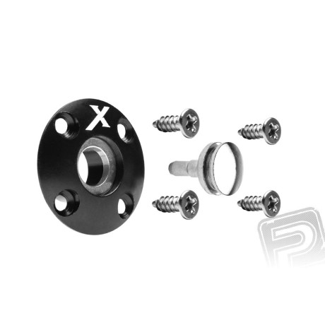 Tankovací ventil magnetický (X logo), černý