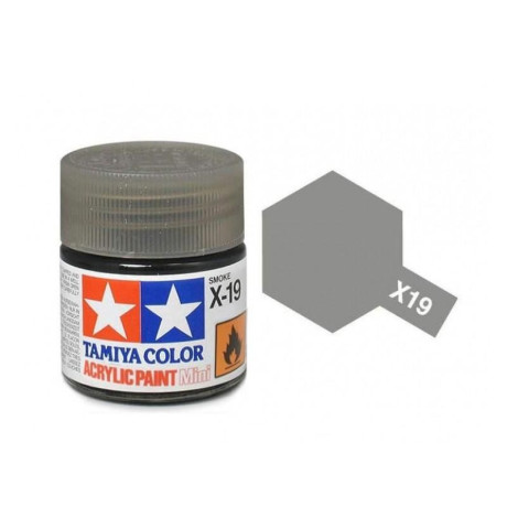 Tamiya Color X-19 Smoke gloss 10ml