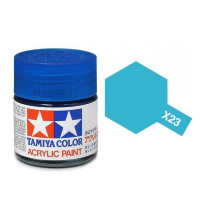 81523 X-23 Clear Blue gloss Tamiya Color Acrylic Paint 10ml
Odtieň X-23 Priehľadná modrá lesklá