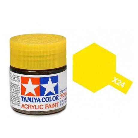 Tamiya Color X-24 Clear Yellow gloss 10ml