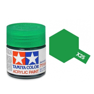 Tamiya Color X-25 Clear Green gloss 10ml