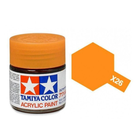Tamiya Color X-26 Clear Orange gloss 10ml