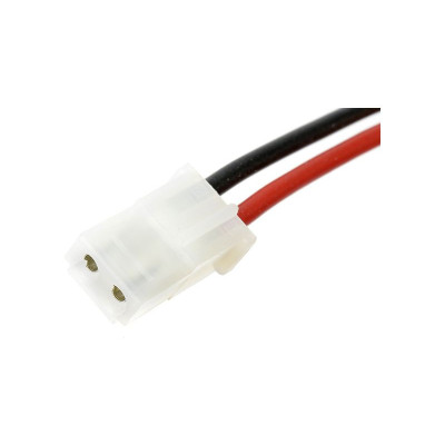 Konektor zlacený AMP samec s kabelem 16AWG 10cm
