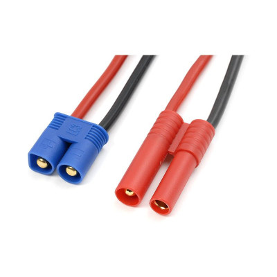 Konverzní kabel EC3 samice - 4.0mm zlacený 14AWG