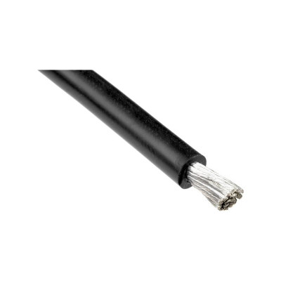 Kabel se silikonovou izolací Powerflex 10AWG černý (1m)
