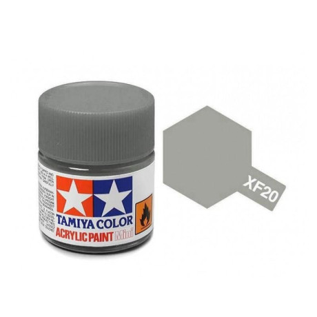 Tamiya Color XF-20 Flat Medium Grey 10ml