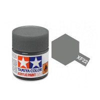 81722 XF-22 Flat Grey Tamiya Color Acrylic Paint 10ml
Odtieň XF-22 RLM Sivá matná