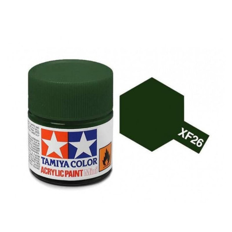 Tamiya Color XF-26 Flat Deep Green 10ml