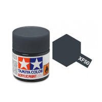 81750 XF-50 Flat Field Blue Tamiya Color Acrylic Paint 10ml
Odtieň XF-50 Poľná modrá matná