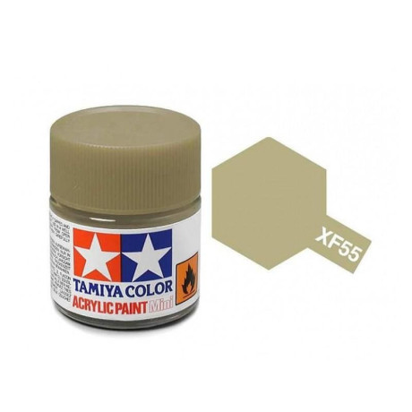 Tamiya Color XF-55 Flat Deck Tan (Light Brown) 10ml