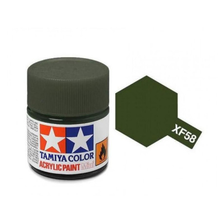 Tamiya Color XF-58 Flat Olive Green 10ml