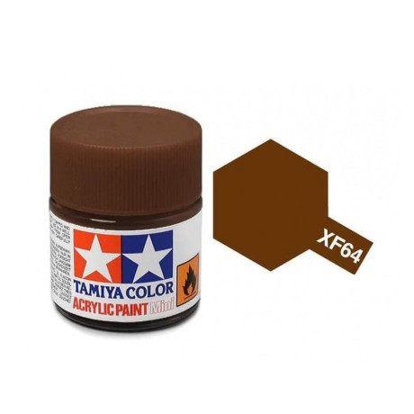 Tamiya Color XF-64 Flat Red Brown 10ml