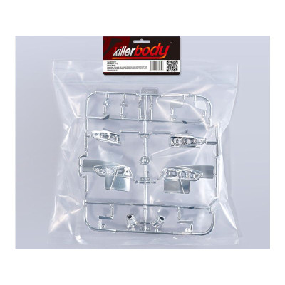 Killerbody chromované díly: Lancer EVO X 1:10