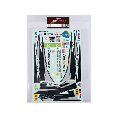 Killerbody samolepky: Corvette GT2 1:10