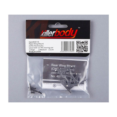 Killerbody vzpěry křídla hliníkové 1:7 vysoké šedé