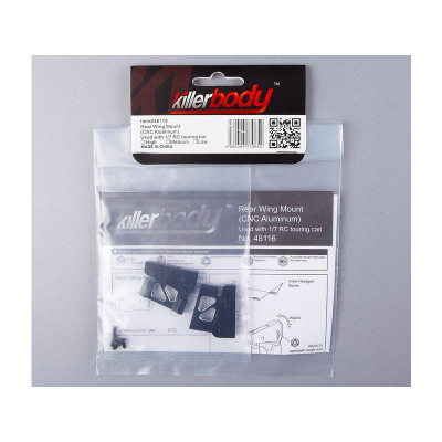 Killerbody vzpěry křídla hliníkové 1:7 nízké černé