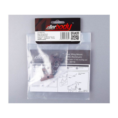 Killerbody vzpěry křídla hliníkové 1:7 nízké šedé