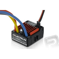 Elektronikus kétirányú 60 A sorozatú QuicRun vezérlő DC motorokhoz, vízálló, porálló, beépített BEC-vel, alkalmas 1/10 Touring Car/Buggy/Trucks/Rock Crawlers.