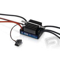 Hobbywing kétirányú vezérlő, amelyet kifejezetten csónakmodellekhez terveztek. Ideális legfeljebb 70 cm hosszúságú hajókhoz. Folyamatos áram 60A, csúcsáram 360A. Kapcsolható BEC 6V 3A. 2-3S LiPol tápegység. Súly 95g. Méretek 60,5x38,5x25,6mm. Vízálló és vízhűtéses.