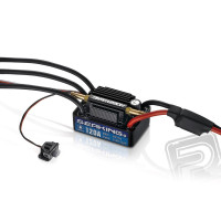 Hobbywing kétirányú vezérlő, amelyet kifejezetten csónakmodellekhez terveztek. Ideális legfeljebb 110 cm hosszúságú hajókhoz. Folyamatos áram 120A, csúcsáram 720A. Kapcsolható BEC 6V 5A. Tápegység 2-6S LiPol. Súly 150g. Méretek 68,5x39,4x32mm. Vízálló és vízhűtéses.