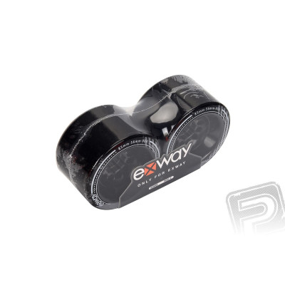 Exway X1 (2gen) kolečka přední 85mm ČERNÉ - pár