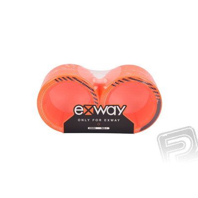 Exway X1 kolečka zadní (2gen) (bez motoru) 85mm ORANŽOVÁ - pár