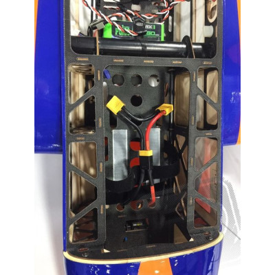 78" Extra 300 EXP V3 - modrá/oranžová/bílá 1,98m - el. verze