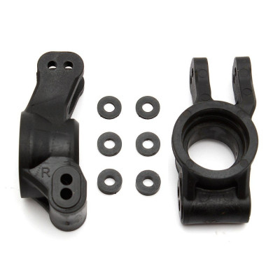 RC8B3 zadní plastové náboje kol, 1 pár