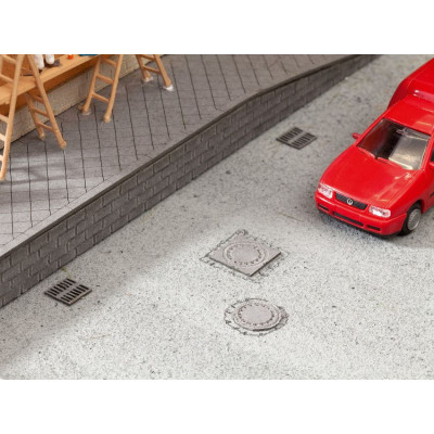 Poklopy a mreže kanálov, 25ks  NO14218