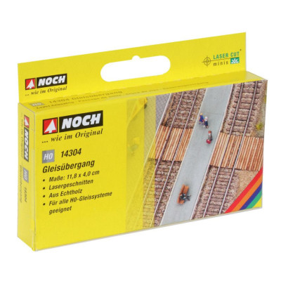 Drevený koľajový prechod z dosiek  NO14304