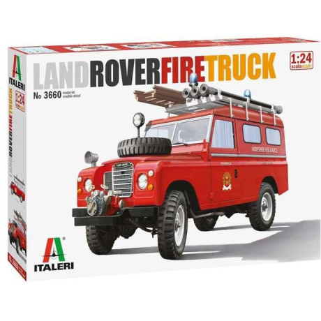 Model Kit auto 3660 - Land Rover Fire Truck (1:24)