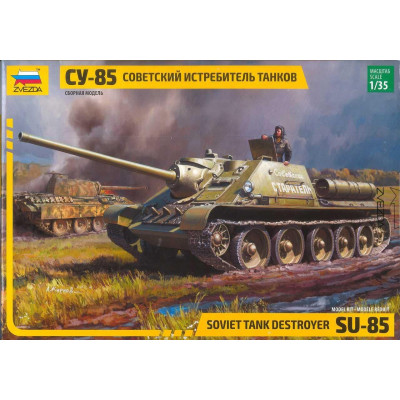 Model Kit military 3690 - SU-85 Soviet Tank Destroyer (1:35)