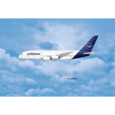 Plastic ModelKit letadlo 03872 - Airbus A380-800 Lufthansa New Livery (1:144)