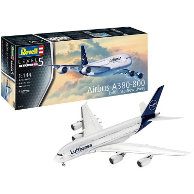 Plastic ModelKit letadlo 03872 - Airbus A380-800 Lufthansa New Livery (1:144)