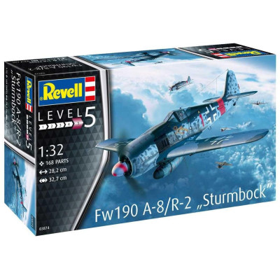 Plastic ModelKit letadlo 03874 - Fw190 A-8 "Sturmbock" (1:32)