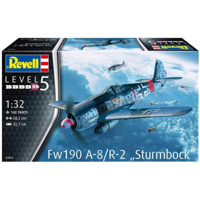 Plastic ModelKit letadlo 03874 - Fw190 A-8 "Sturmbock" (1:32)