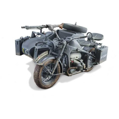 Model Kit military 7406 - Zundapp KS 750 with sidecar (1:9)