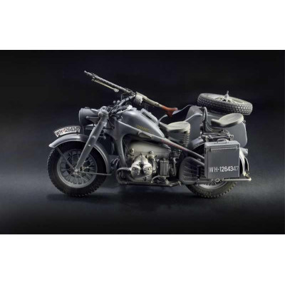 Model Kit military 7406 - Zundapp KS 750 with sidecar (1:9)