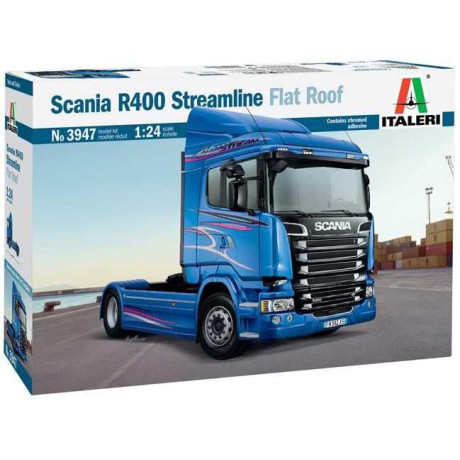 Model Kit truck 3947 - SCANIA R400 STREAMLINE Flat Roof (1:24)