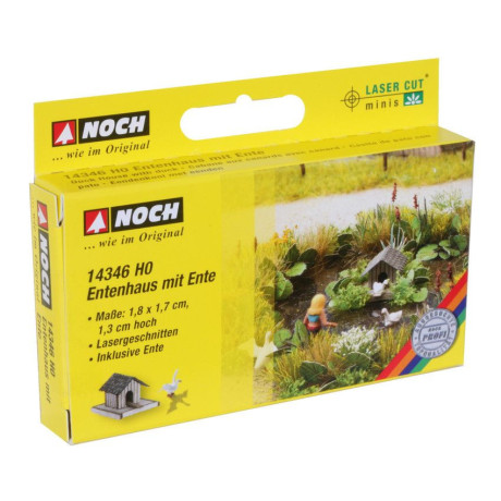 Domček pre kačice s kačicou  NO14346