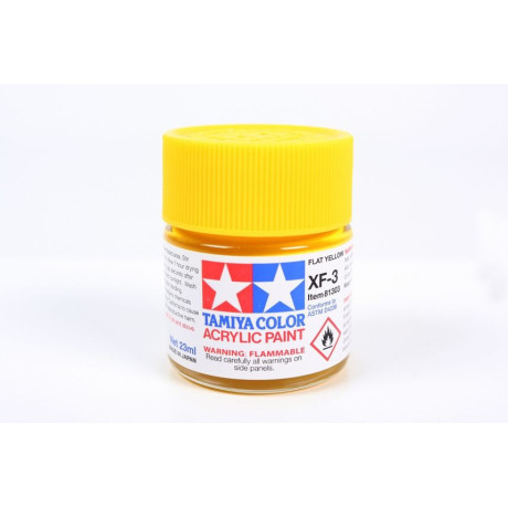 81303 XF-3 Flat Yellow Tamiya Color Acrylic Paint 23ml