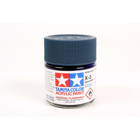 81003 X-3 Royal Blue gloss Tamiya Color Acrylic Paint 23ml