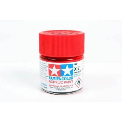 81007 X-7 Red gloss Tamiya Color Acrylic Paint 23ml