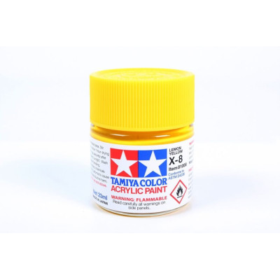 81008 X-8 Lemon Yellow gloss Tamiya Color Acrylic Paint 23ml