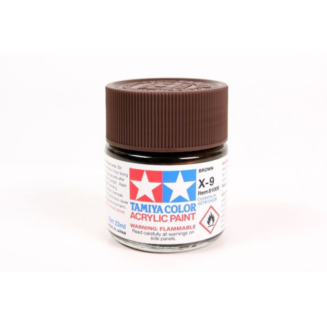 81009 X-9 Brown gloss Tamiya Color Acrylic Paint 23ml
