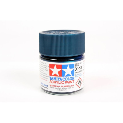 81013 X-13 Metallic Blue gloss Tamiya Color Acrylic Paint 23ml