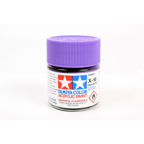 81016 X-16 Purple gloss Tamiya Color Acrylic Paint 23ml