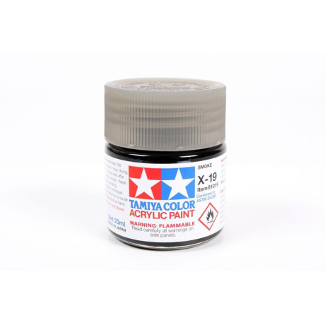 81019 X-19 Smoke gloss Tamiya Color Acrylic Paint 23ml